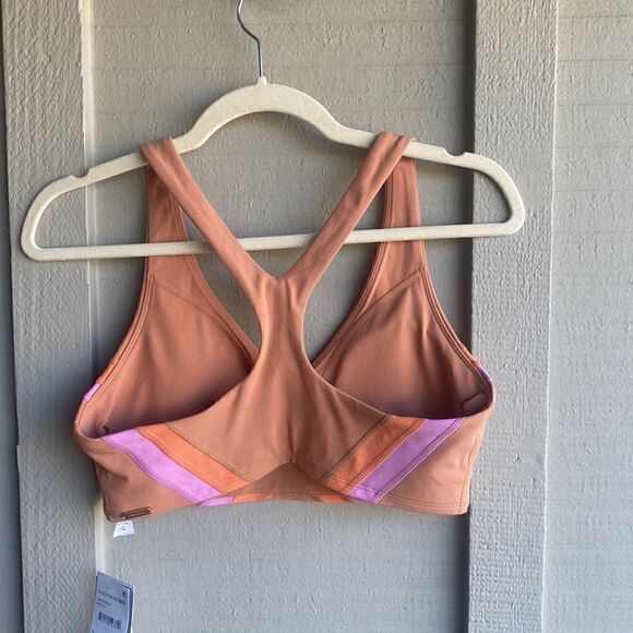 L*Space Wyatt Racerback Sports Bra in Color Putty Size: L NWT - Picture 9 of 14